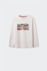 Springfield Kids T-shirt Avengers menino bege