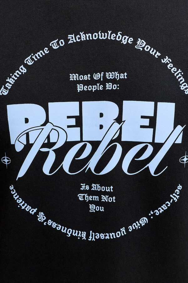 JJ REBEL Sudadera regular fit negro