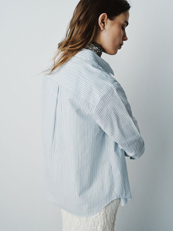 High Spirits Blusa rosa blush azul