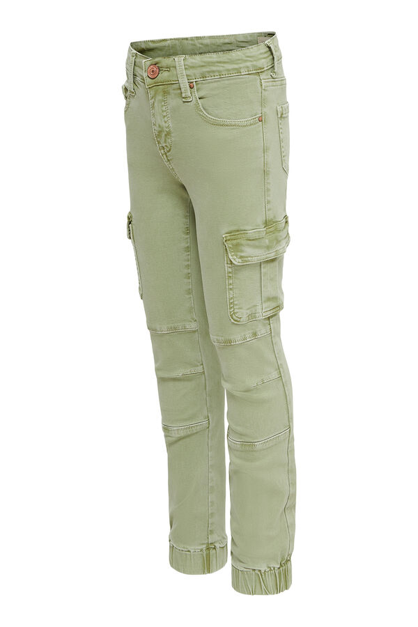Only Girls Pantal&oacute;n cargo ni&ntilde;a verde