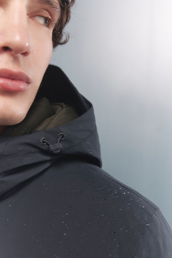 Springfield Casaco t&eacute;rmica acolchoada azul