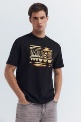 Springfield Camiseta Muse negro
