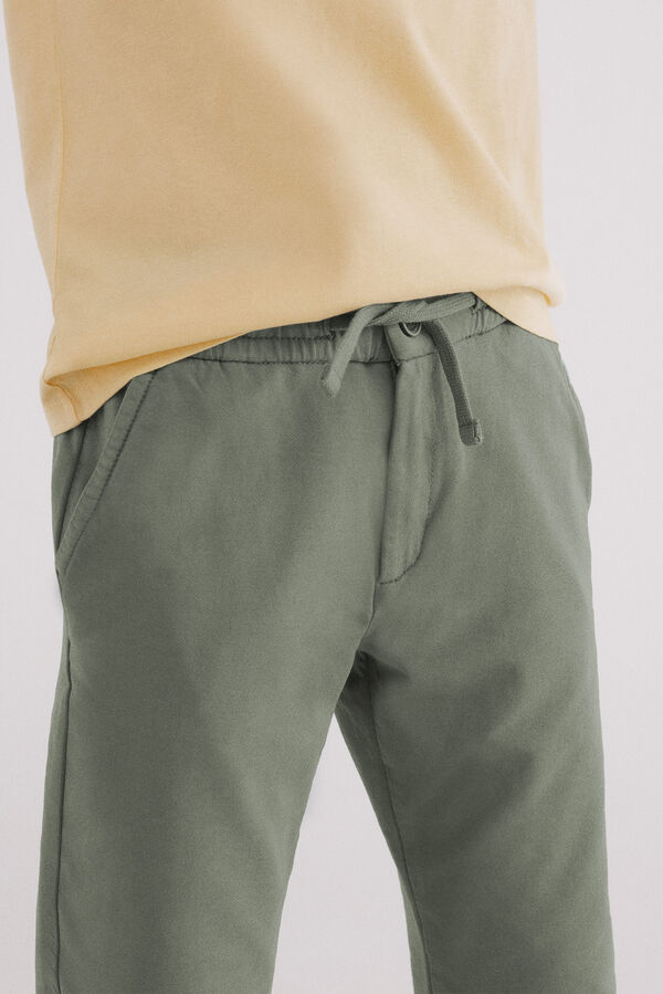 Springfield Kids Pantalon chino ligero ni&ntilde;o verde