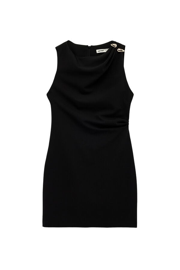 Koton Minivestido sin mangas negro