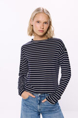 Springfield Camiseta rayas azul