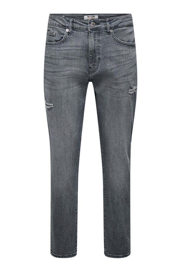 Only & Sons Jeans regular fit gris