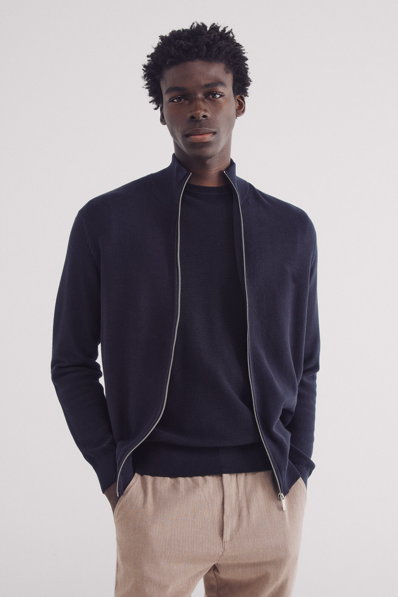 Cardigan estruturado colorido | Ofertas em cardigans de homem