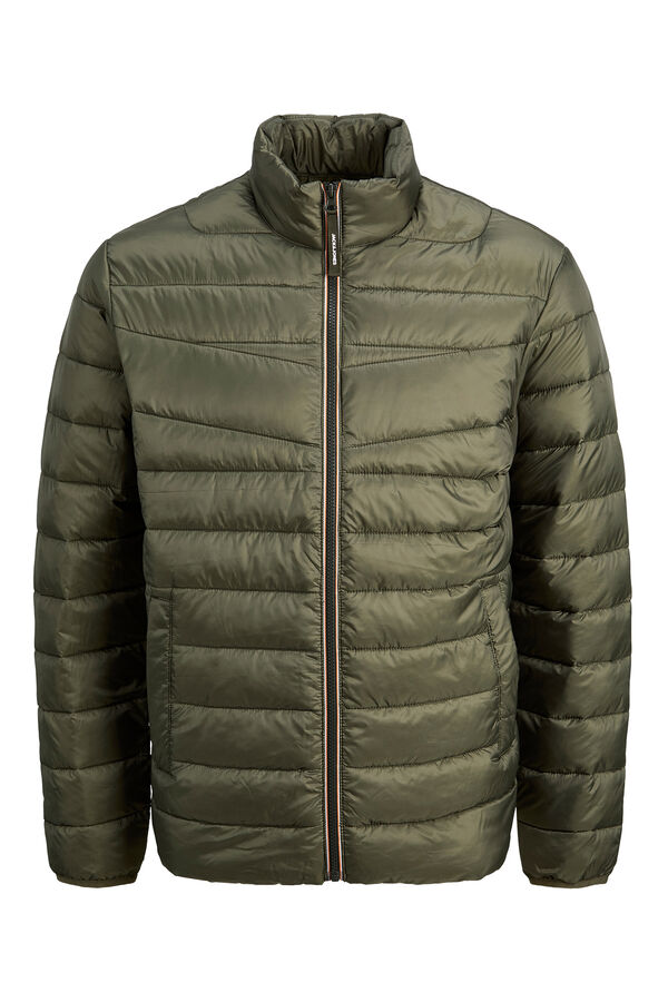 Jack & Jones Blus&atilde;o acolchoada    verde