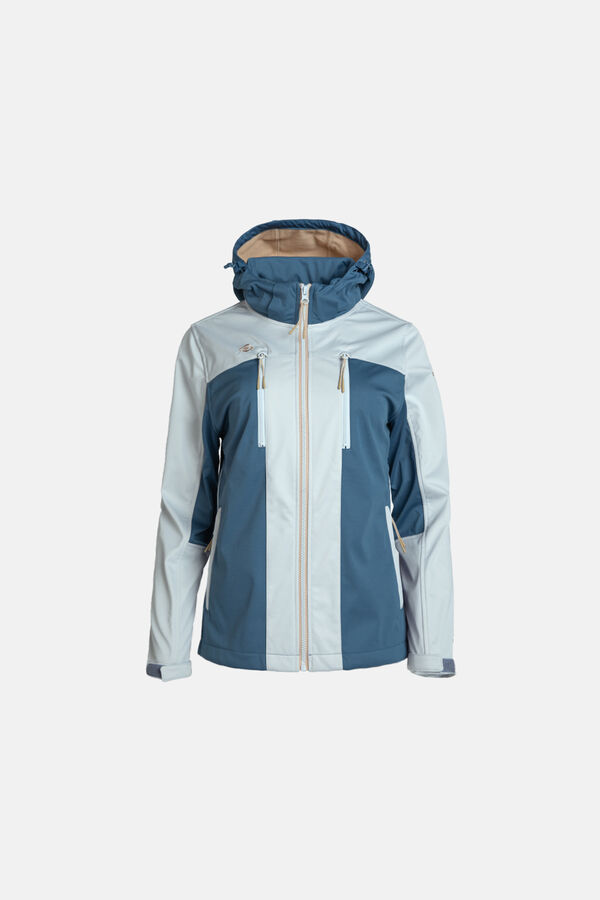 Izas Jaqueta corta-vento softshell com capuz azul