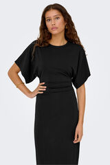JDY Vestido longo ajustado preto