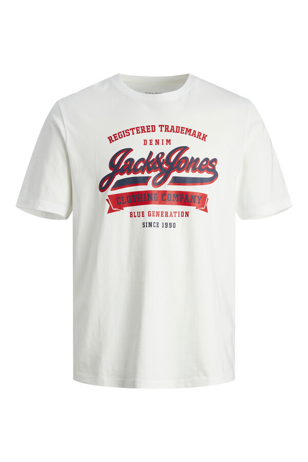 Jack & Jones T-shirt fit padr&atilde;o branco