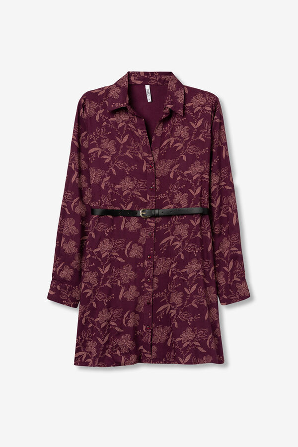 Tiffosi Vestido estampado con cintur&oacute;n estampado