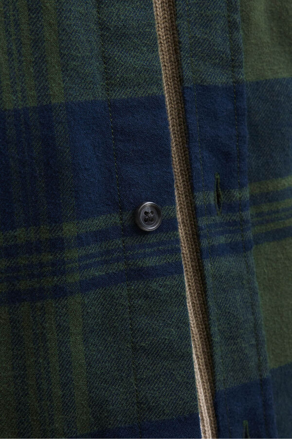 Jack & Jones Camisa regular fit cuadros verde