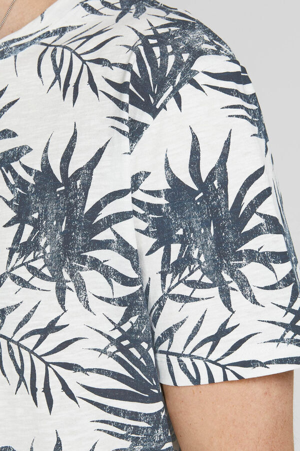 Jack & Jones T-shirt algod&atilde;o org&acirc;nico branco