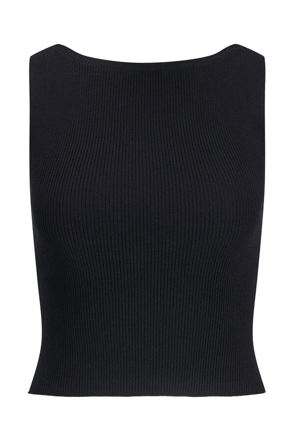 Jack & Jones Top franzido preto