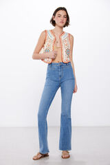 Springfield 70's jeans azul medio