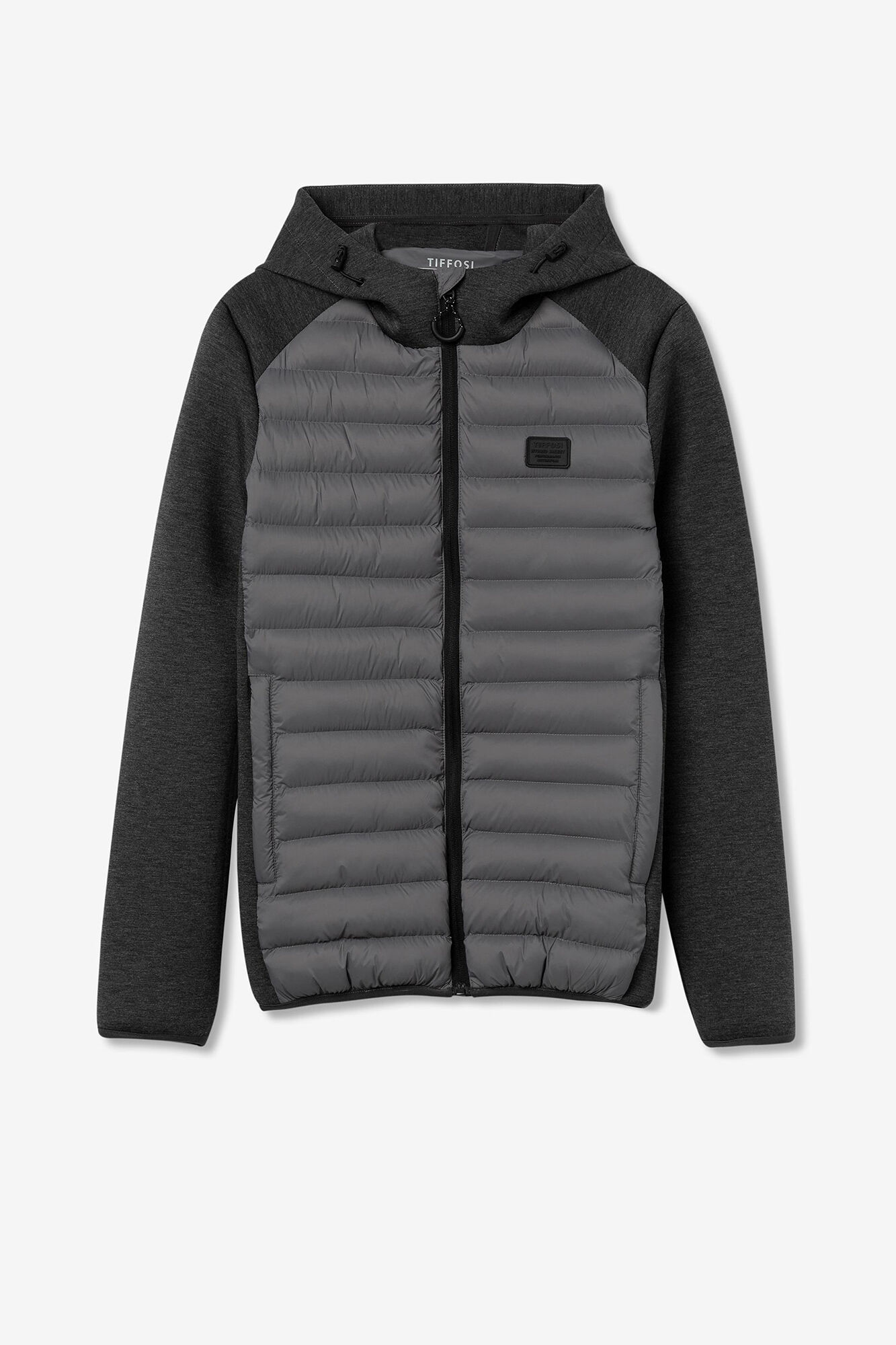 Tiffosi Chaqueta Acolchada Combinada con Capucha