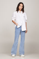 Tommy Jeans Cal&ccedil;a jeans feminina de cintura alta Tommy Jeans azul