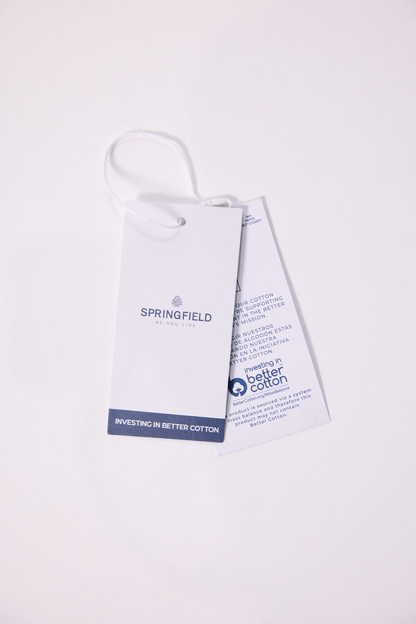 Springfield Camisa flanela xadrez azul