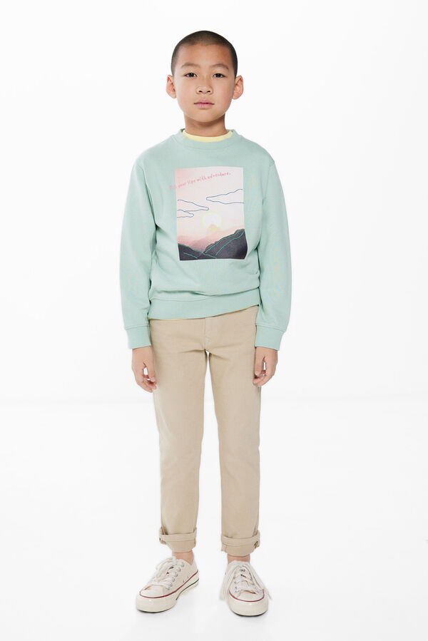 Springfield Kids Sweatshirt paisagem menino verde