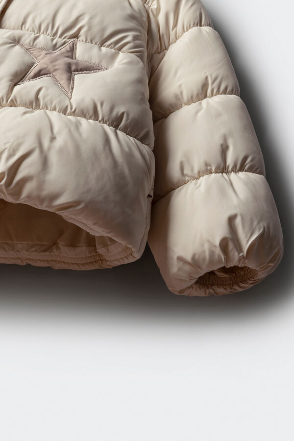 Springfield Kids Casaco acolchoada estrela para menina branco