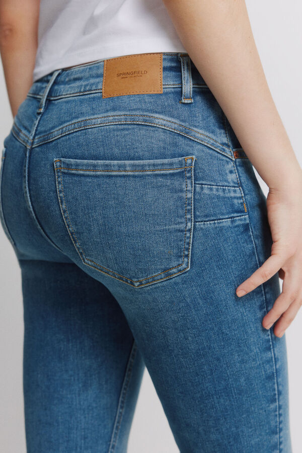 Springfield Cal&ccedil;as jeans push-up azul