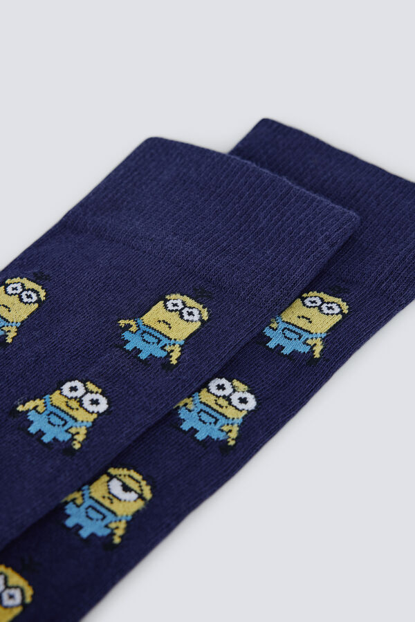 Springfield Calcet&iacute;n Minions azul