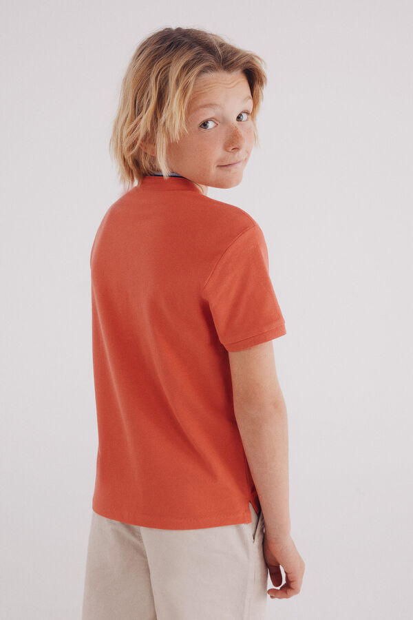 Springfield Kids Polo gola mao menino borgonha