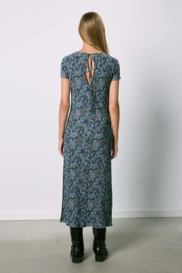 High Spirits Vestido Bouquet azul