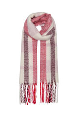 Only Bufanda de cuadros morado/lila