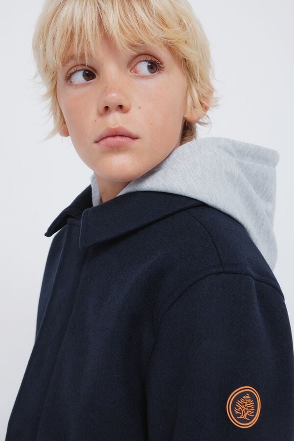 Springfield Kids Parka de pa&ntilde;o ni&ntilde;o azul