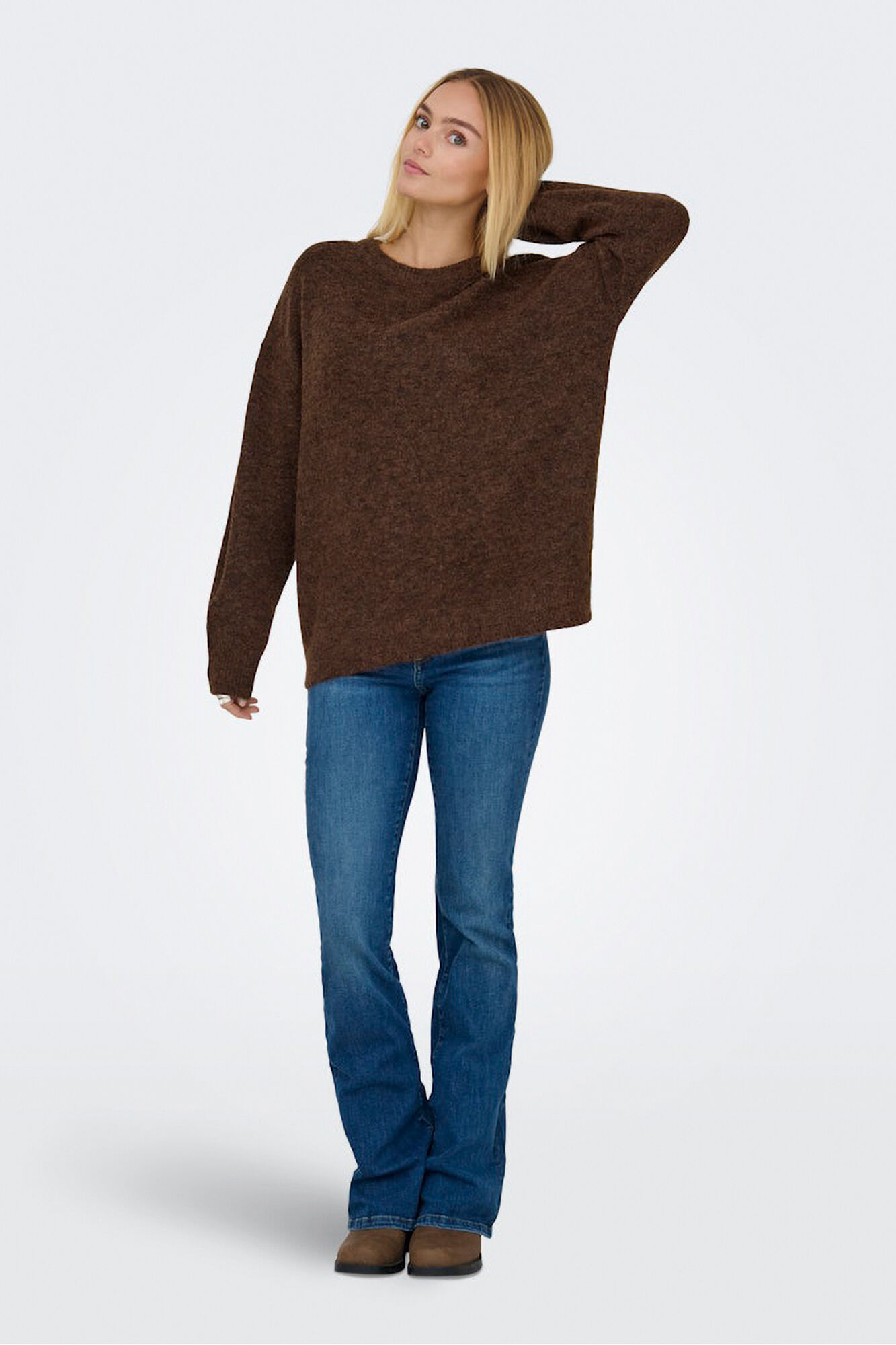 Only Camisola de gola redonda