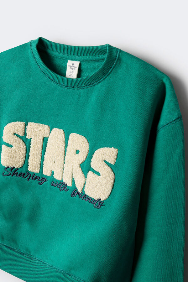 Springfield Kids Sudadera STARS ni&ntilde;a blanco