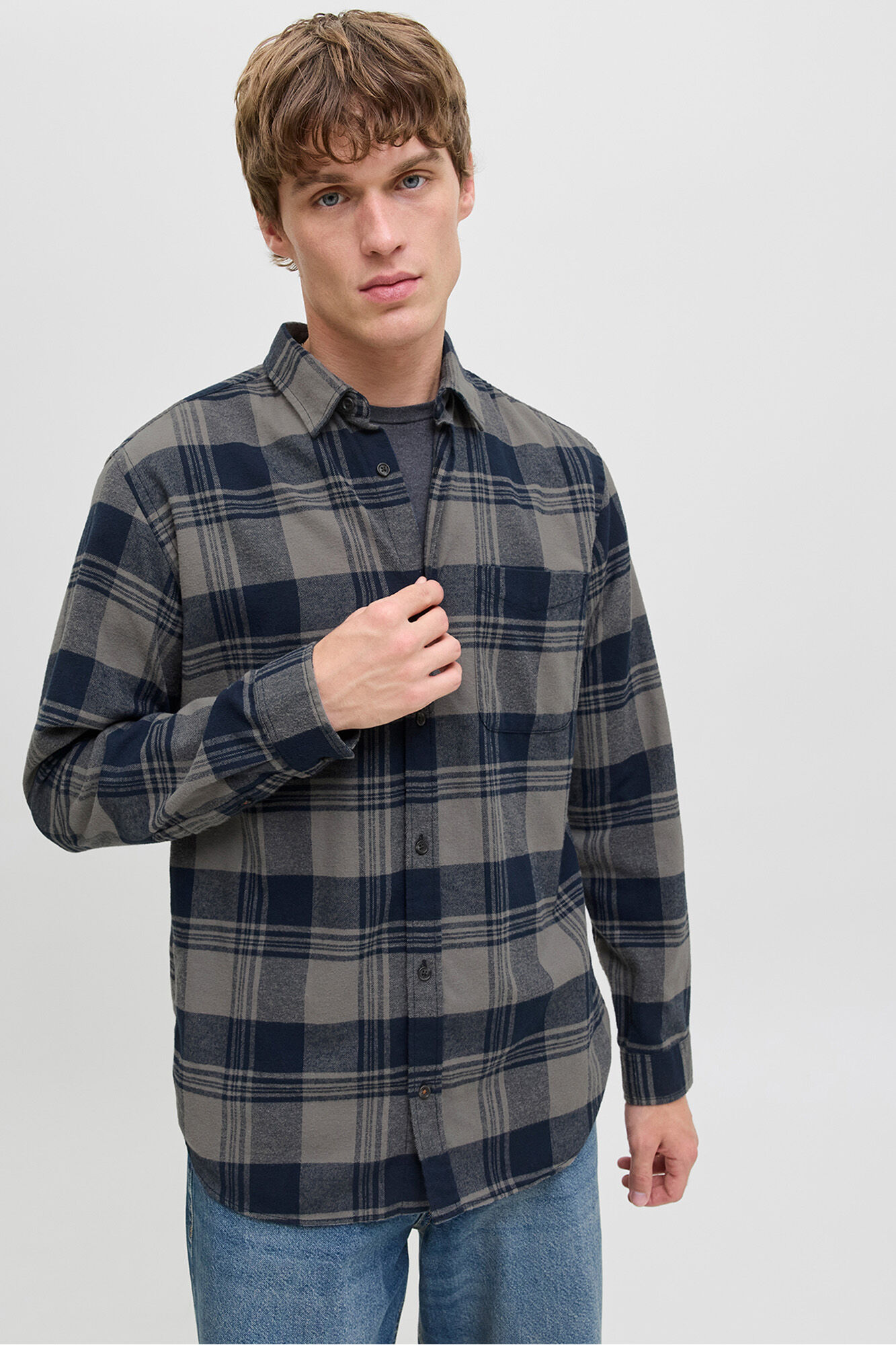Jack & Jones Camisa xadrez regular fit