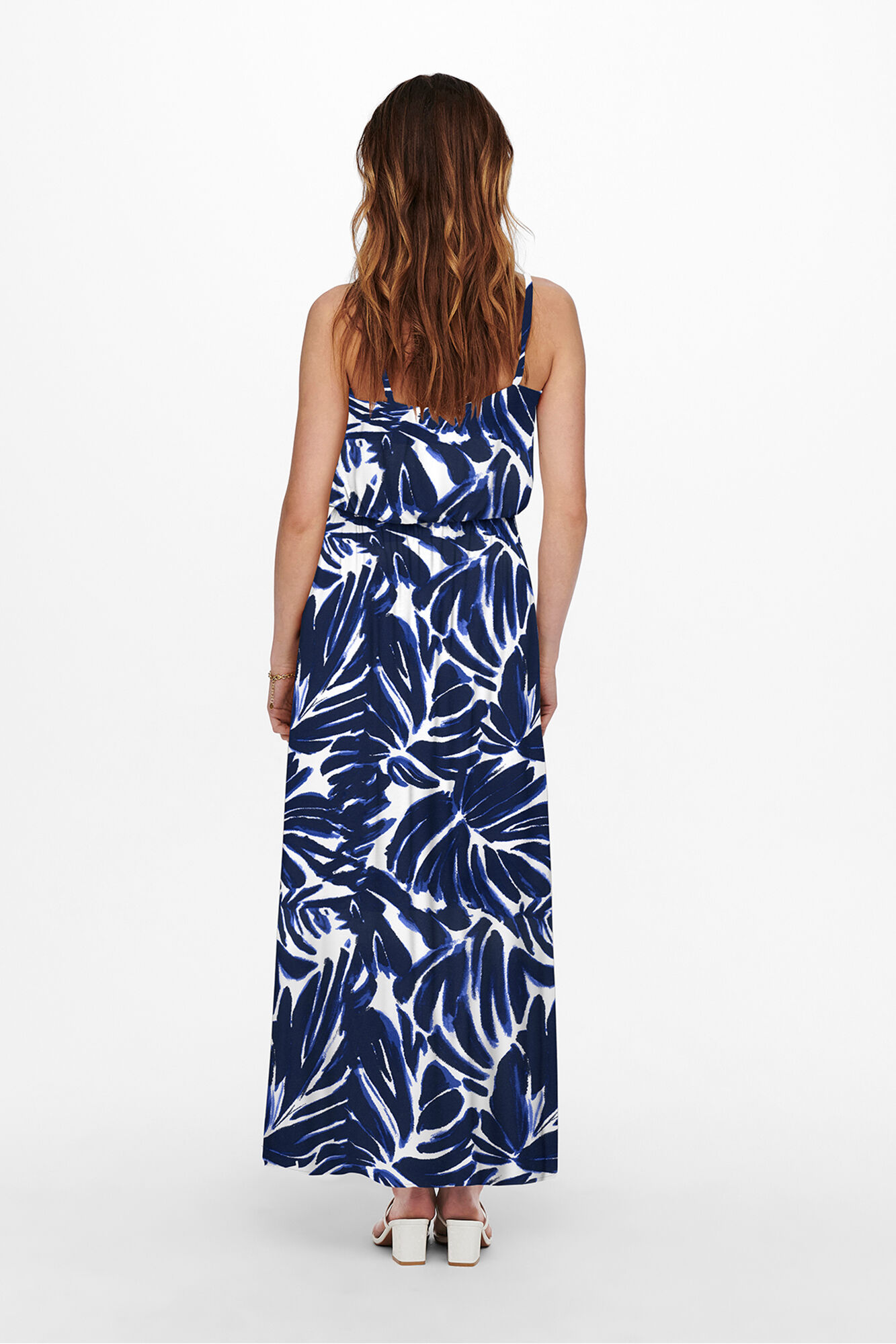 Only Vestido comprido com al&ccedil;as