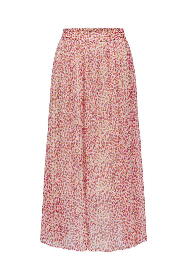 JDY Saia comprida estampada cinzento