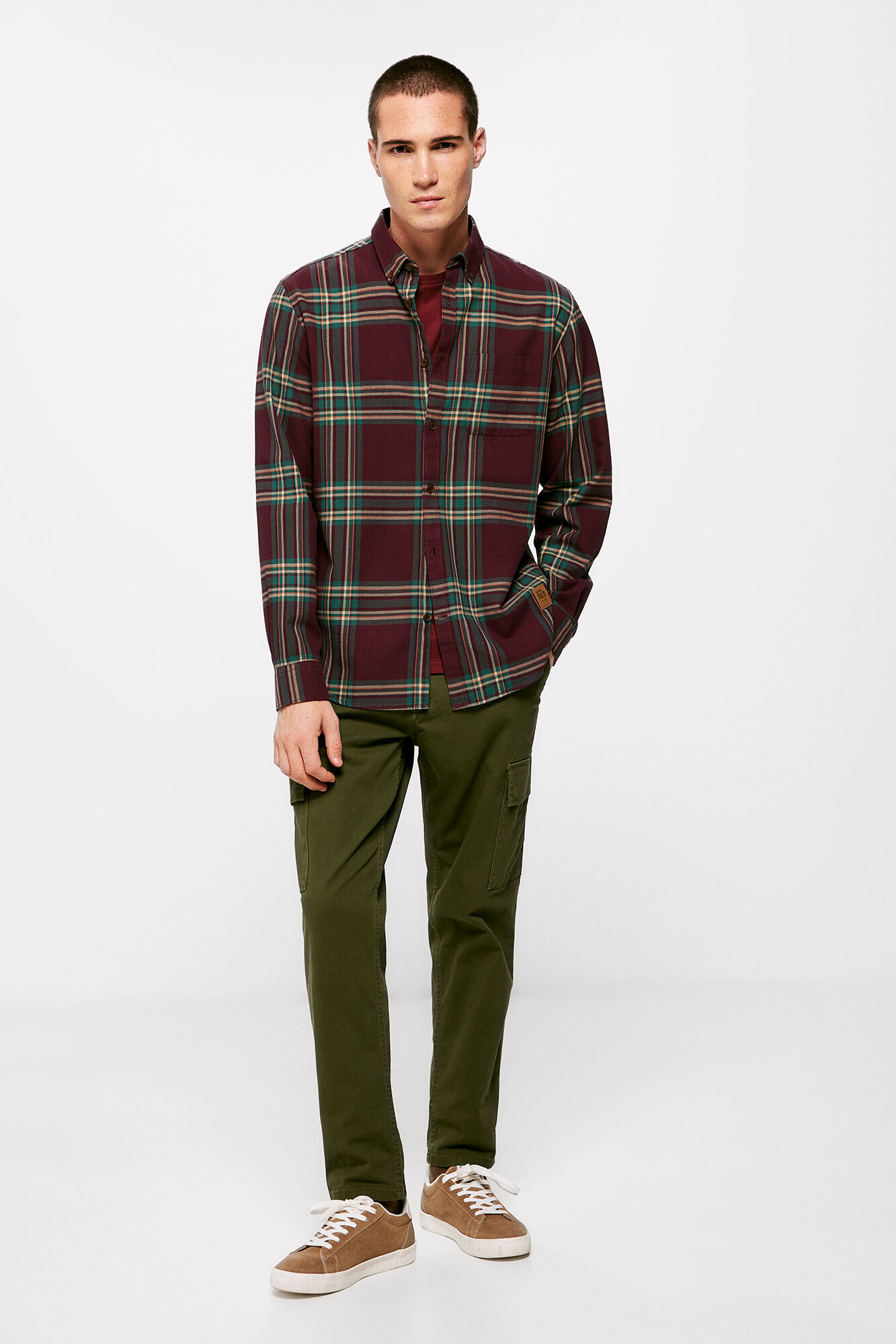 Springfield Camisa xadrez twill