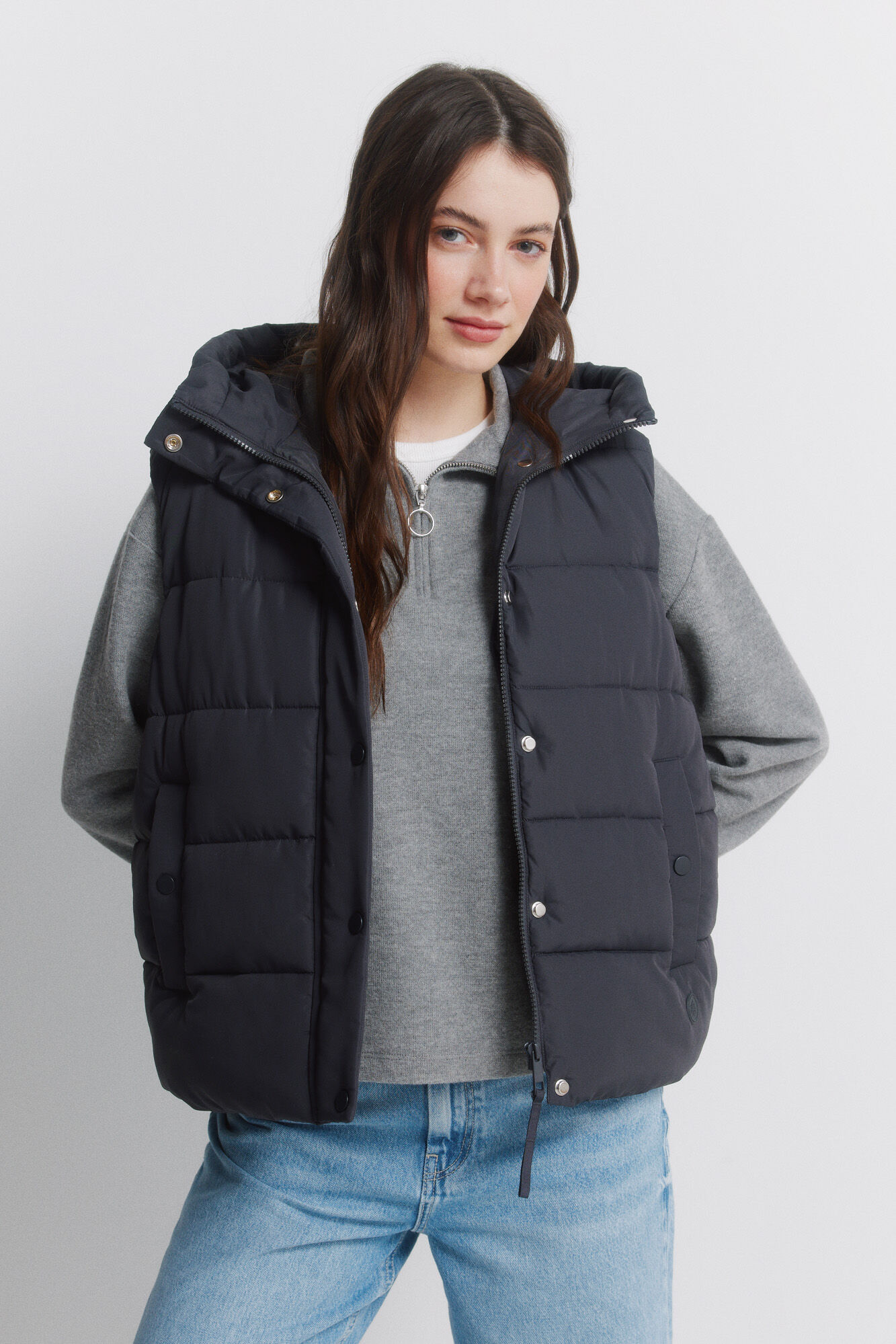 Springfield Chaleco acolchado con capucha