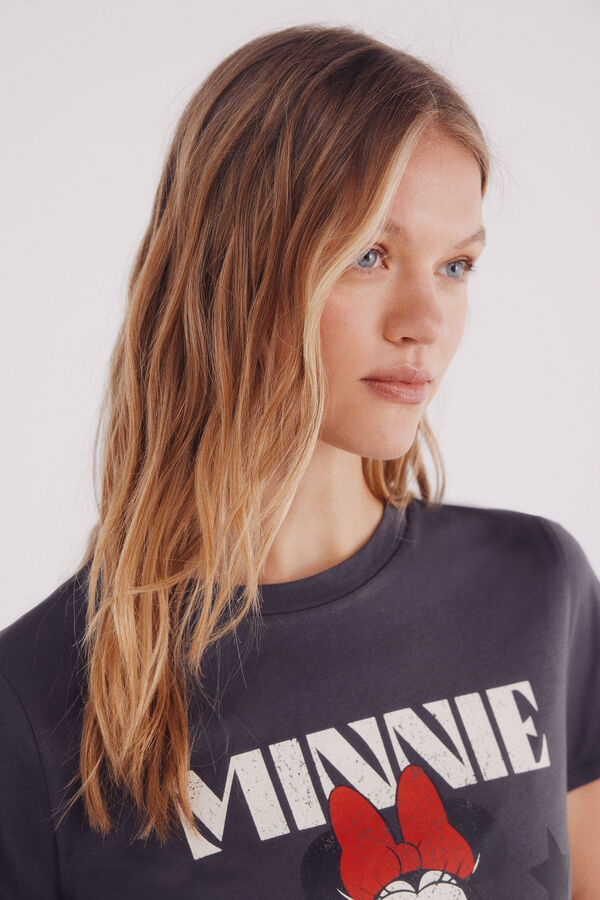 Springfield Camiseta "Minnie Mouse" gris