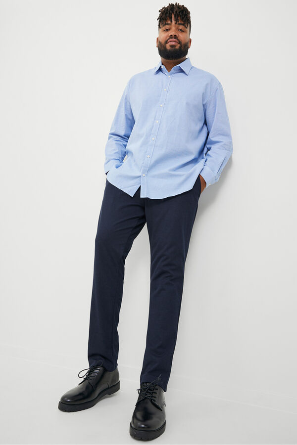 Jack & Jones PLUS Pantal&oacute;n slim fit azul