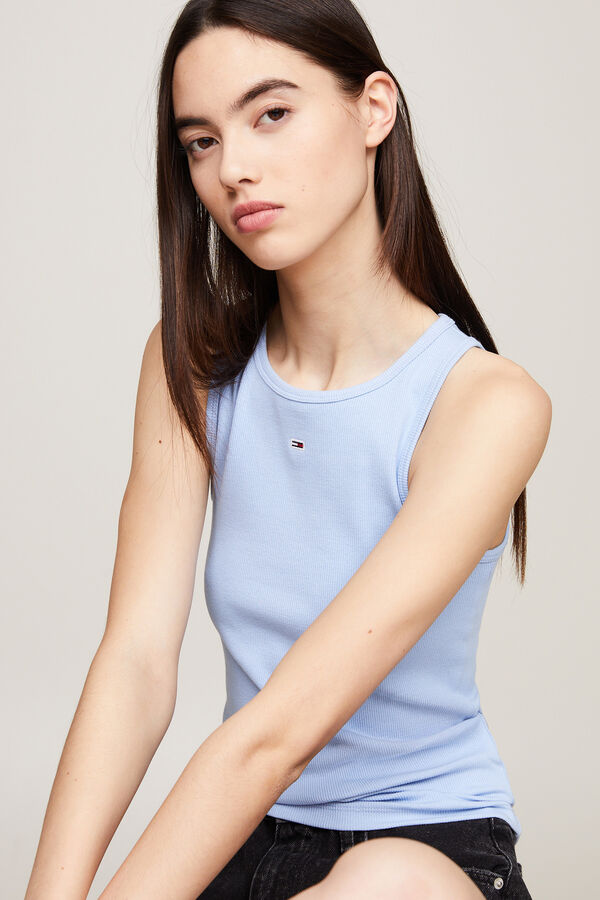 Tommy Jeans Top de tirantes de mujer Tommy Jeans azul