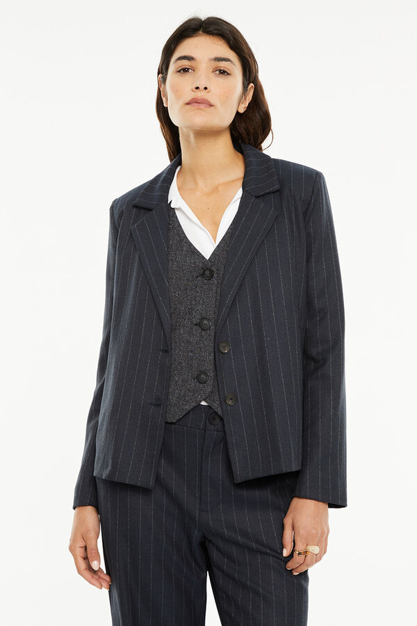 System Action risca de giz americana azul