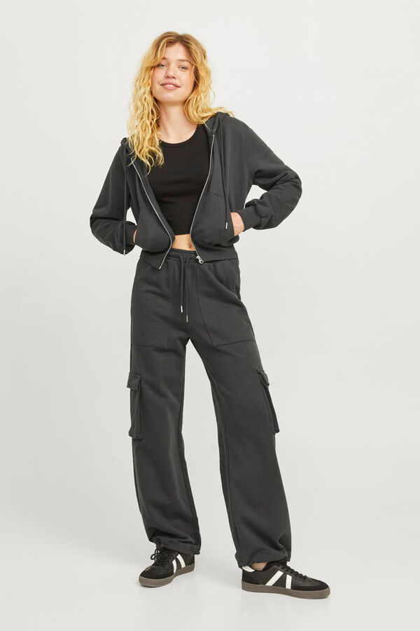 Jack & Jones Pantal&oacute;n cargo tipo jogger negro