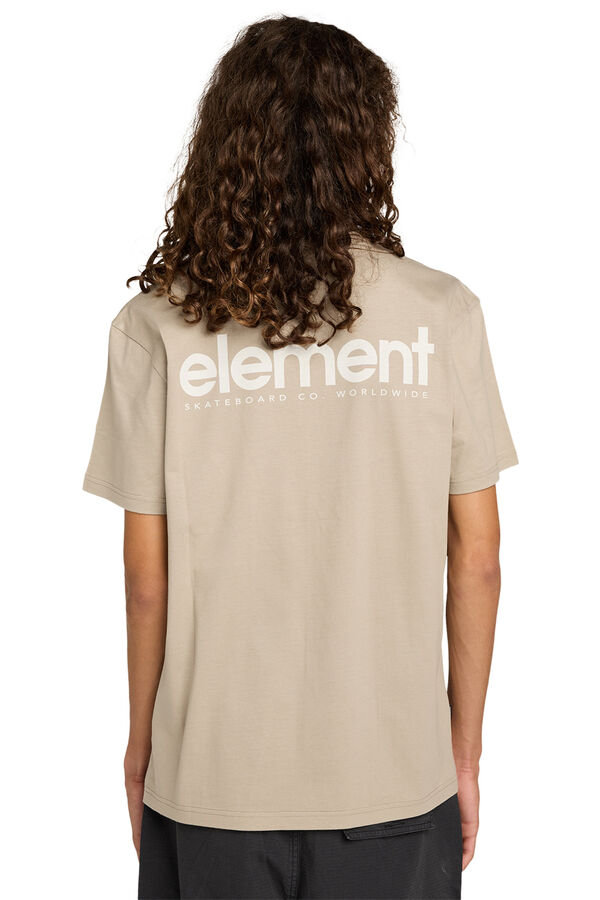 Element T-shirt de manga curta cru