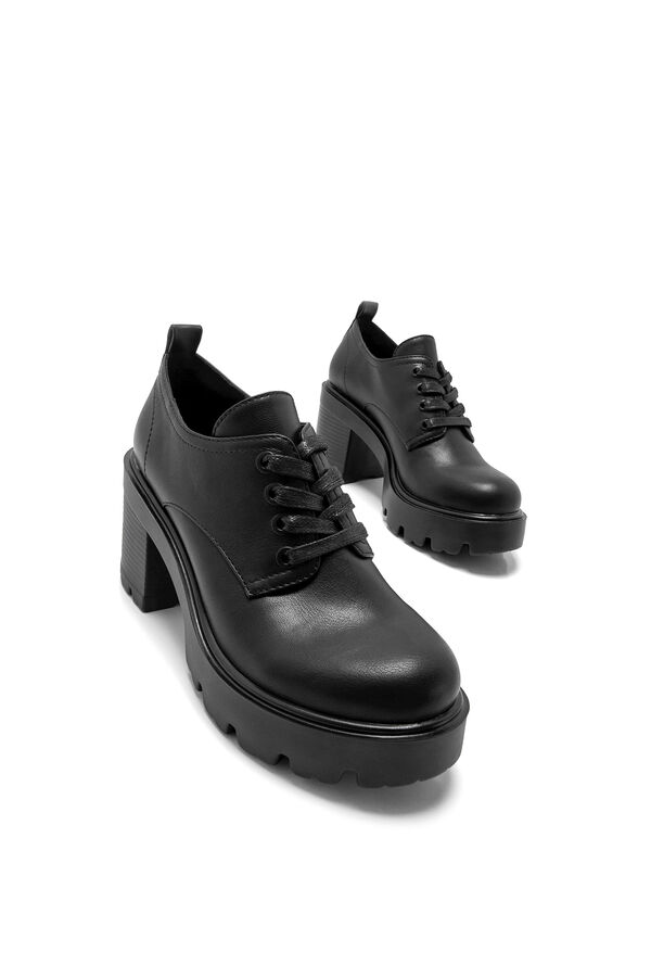 MTNG Zapato de estilo mocas&iacute;n negro