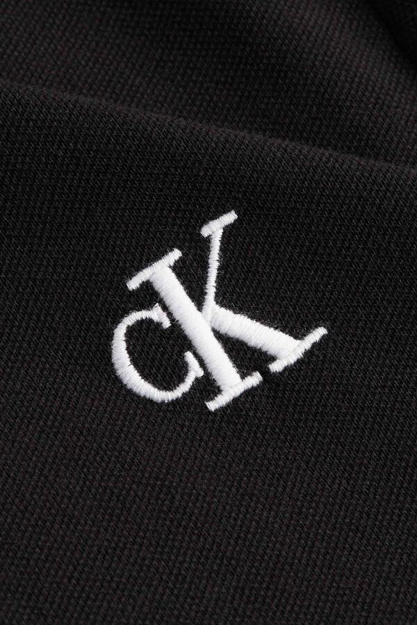 CK Jeans Polo manga curta de homem preto