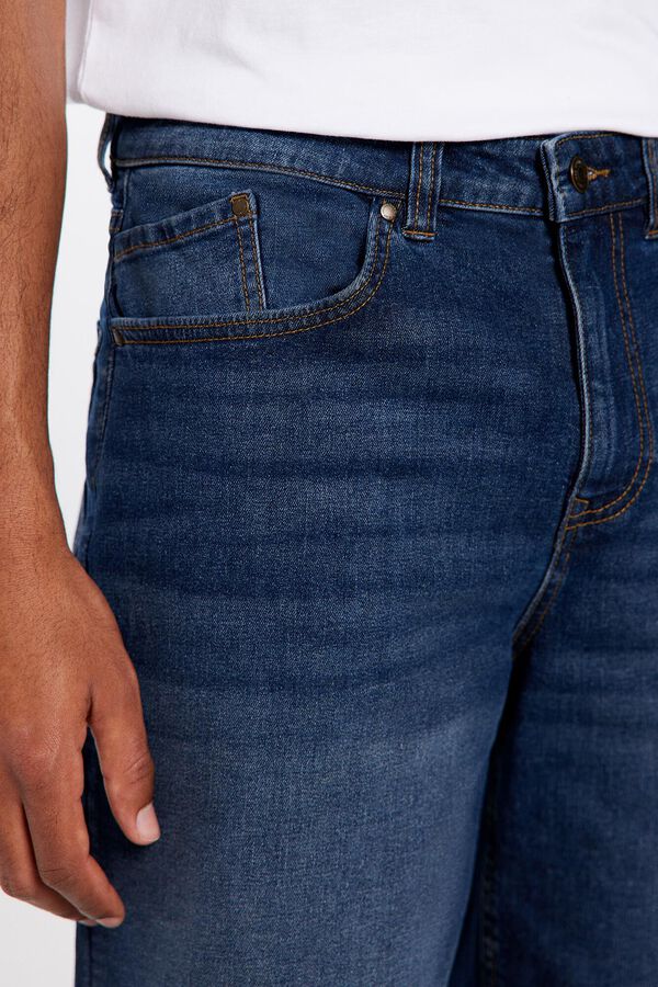 Springfield Bermuda vaquera regular fit azul