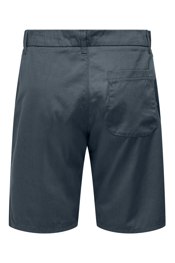 Only & Sons Bermuda chino cinzento