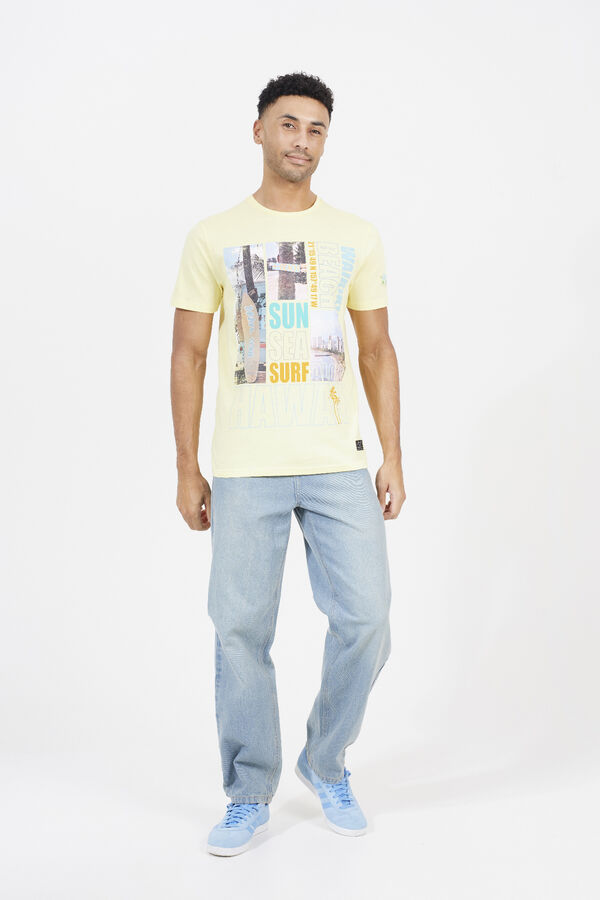 Brave Soul T-shirt estampada com manga curta estampado