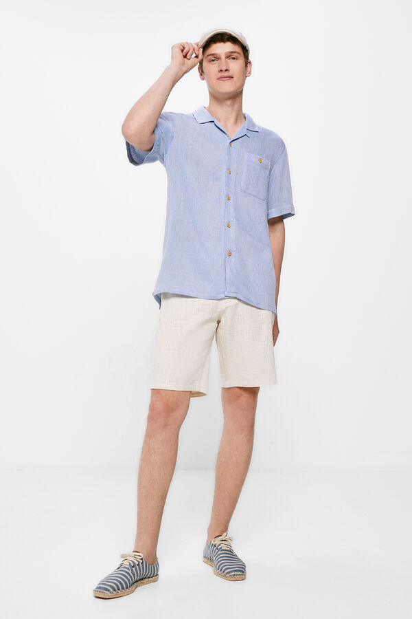 Springfield Camisa leve  azul